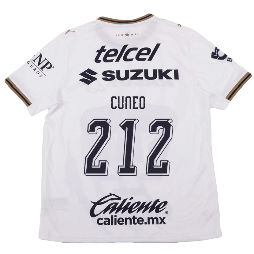 Danxen Men Kevin Cuneo #212 White Black Brown Away Jersey 2026/27 T-Shirt