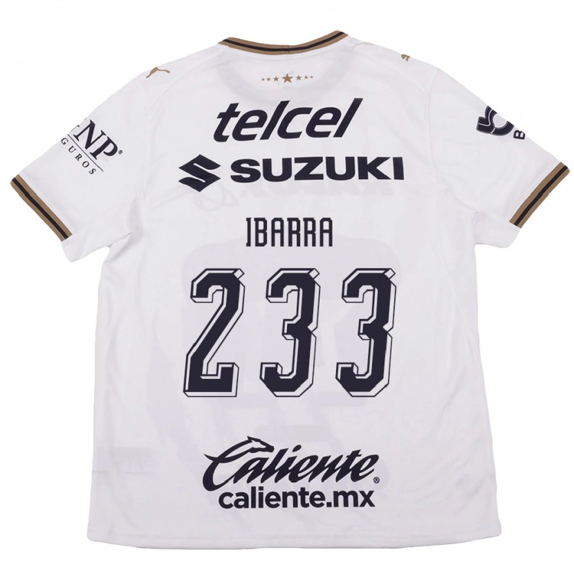 Danxen Men Pablo Ibarra #233 White Black Brown Away Jersey 2026/27 T-Shirt