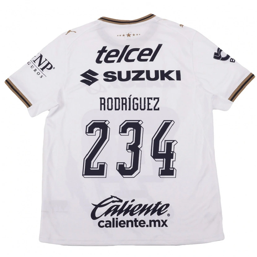 Danxen Men Axel Rodríguez #234 White Black Brown Away Jersey 2026/27 T-Shirt