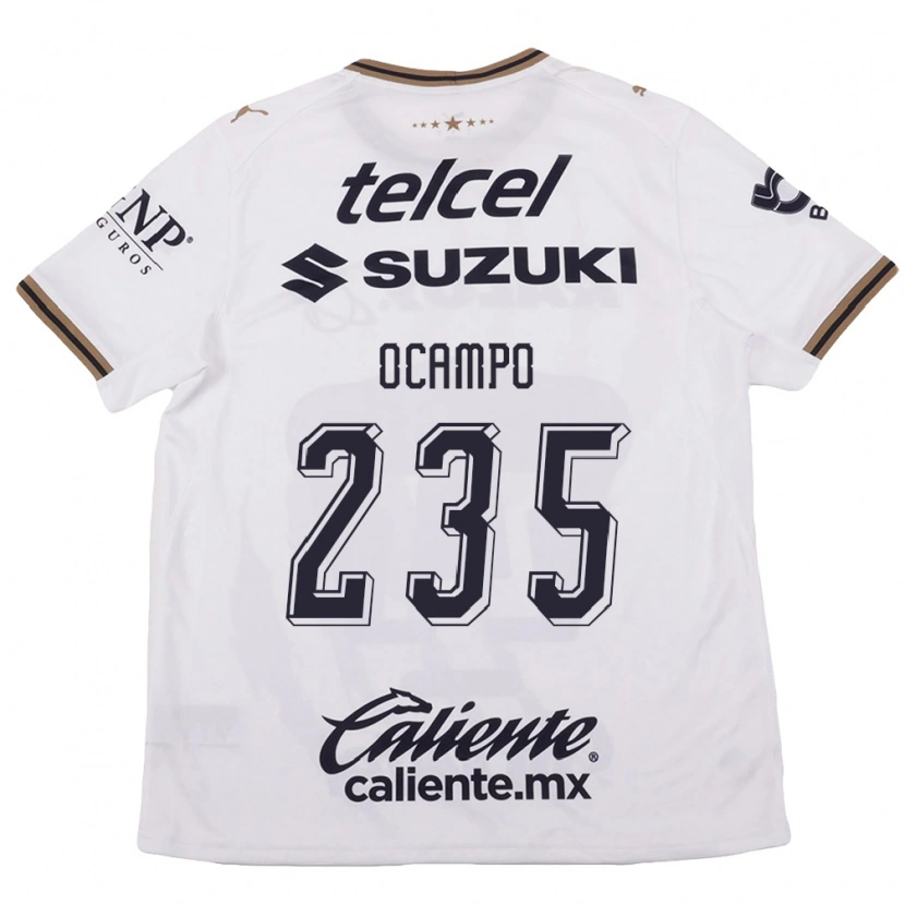 Danxen Men Johan Ocampo #235 White Black Brown Away Jersey 2026/27 T-Shirt