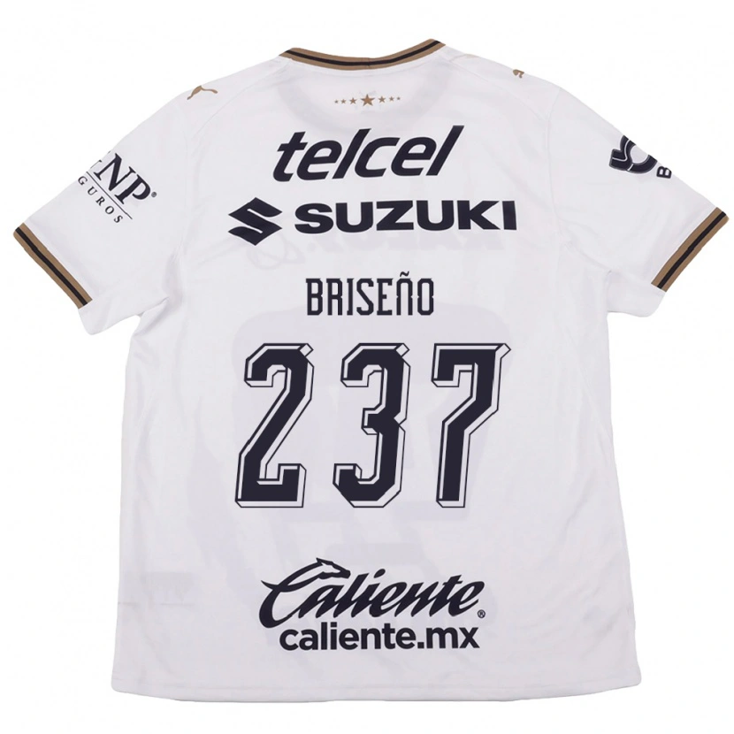 Danxen Men Juan Briseño #237 White Black Brown Away Jersey 2026/27 T-Shirt