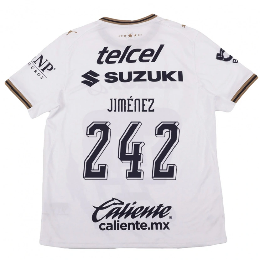 Danxen Men Axel Jiménez #242 White Black Brown Away Jersey 2026/27 T-Shirt