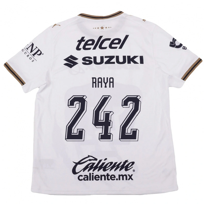 Danxen Men Félix Raya #242 White Black Brown Away Jersey 2026/27 T-Shirt