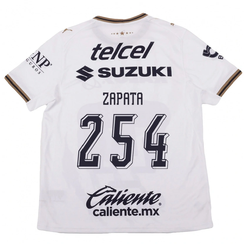 Danxen Men Jan Zapata #254 White Black Brown Away Jersey 2026/27 T-Shirt