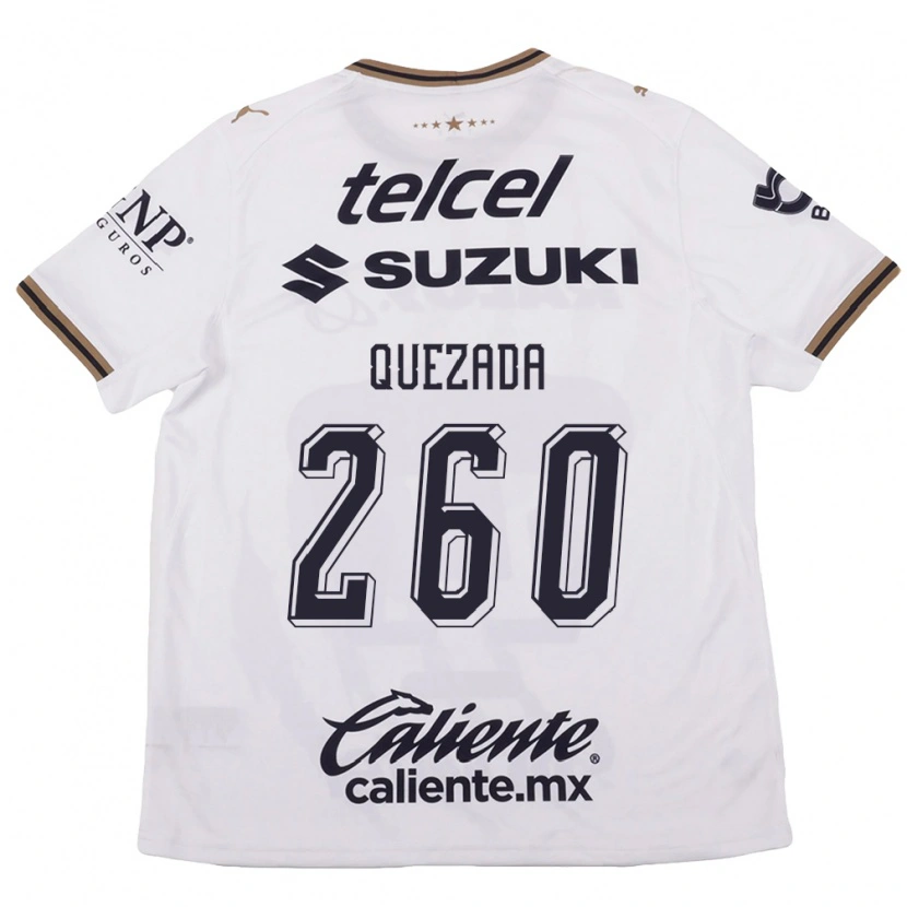 Danxen Men Héctor Quezada #260 White Black Brown Away Jersey 2026/27 T-Shirt