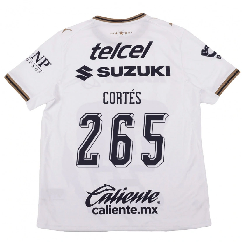 Danxen Men Jhostyn Cortés #265 White Black Brown Away Jersey 2026/27 T-Shirt