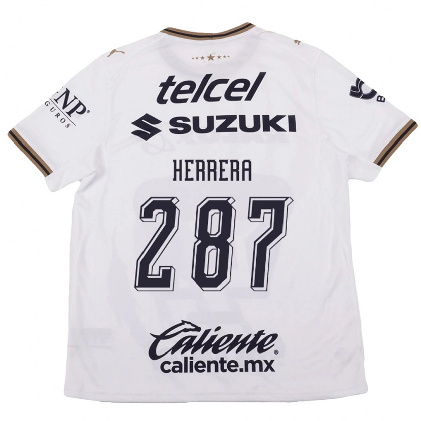 Danxen Men Sebastián Herrera #287 White Black Brown Away Jersey 2026/27 T-Shirt