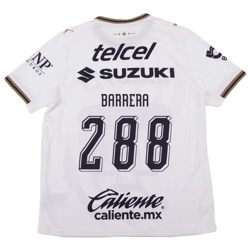 Danxen Men Diego Barrera #288 White Black Brown Away Jersey 2026/27 T-Shirt
