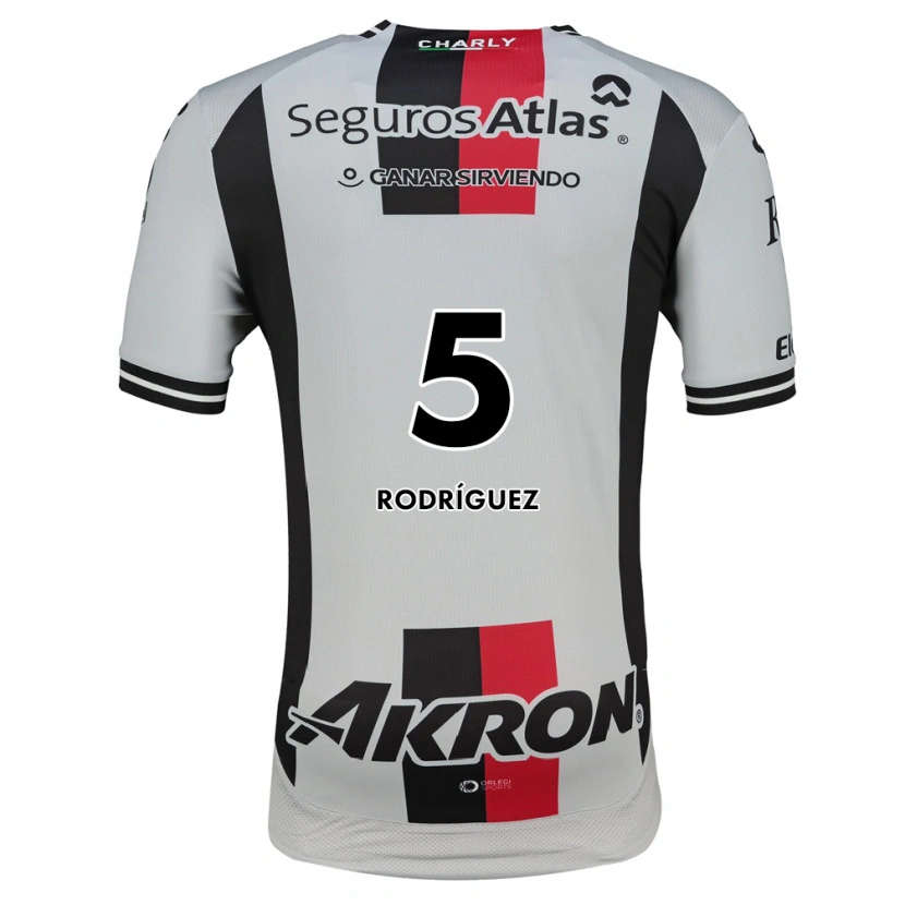 Danxen Men Jorge Rodríguez #5 White Red Black Away Jersey 2026/27 T-Shirt