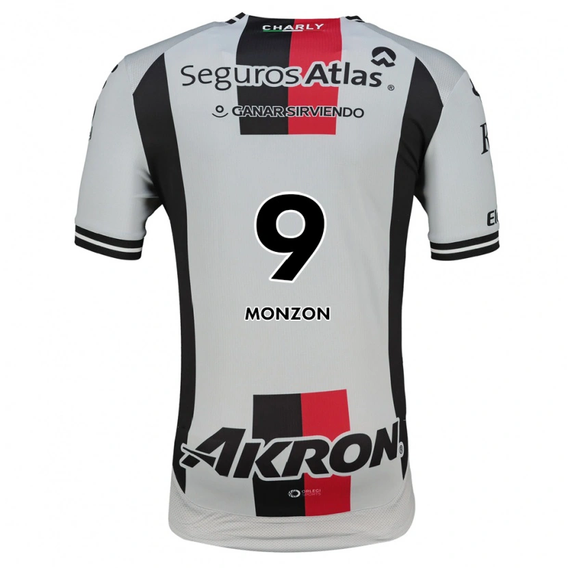 Danxen Men Florián Monzón #9 White Red Black Away Jersey 2026/27 T-Shirt