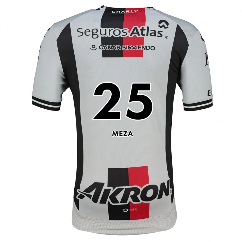 Danxen Men Daniela Meza #25 White Red Black Away Jersey 2026/27 T-Shirt