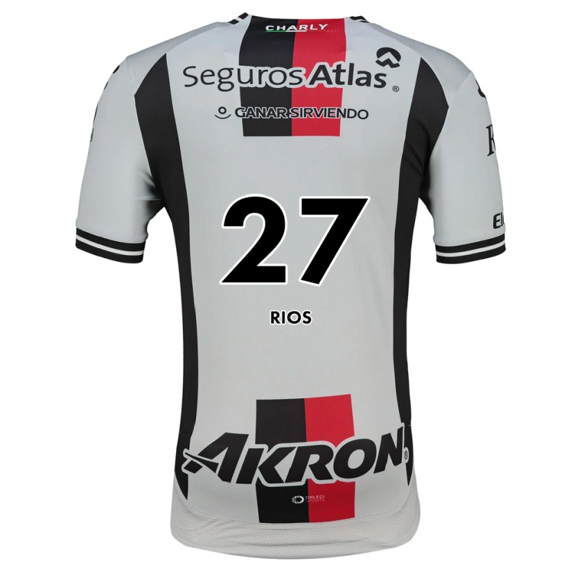 Danxen Men Víctor Ríos #27 White Red Black Away Jersey 2026/27 T-Shirt