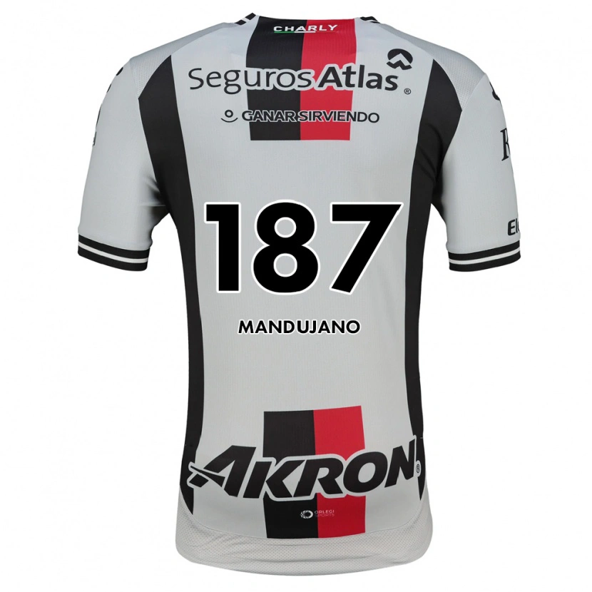 Danxen Men Sebastián Mandujano #187 White Red Black Away Jersey 2026/27 T-Shirt
