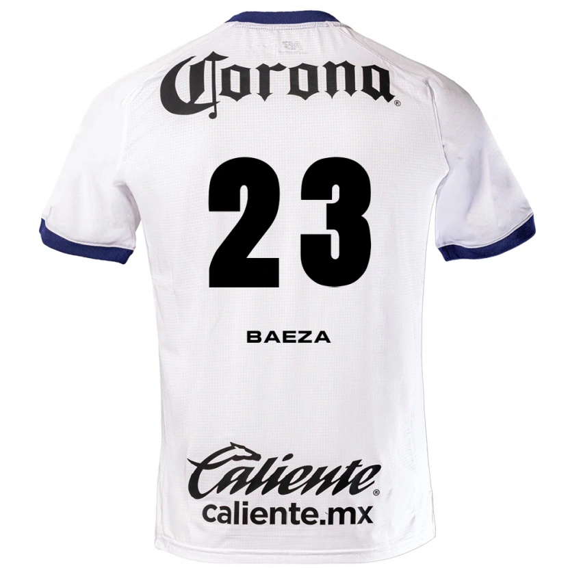 Danxen Men Claudio Baeza #23 White Blue Black Away Jersey 2026/27 T-Shirt