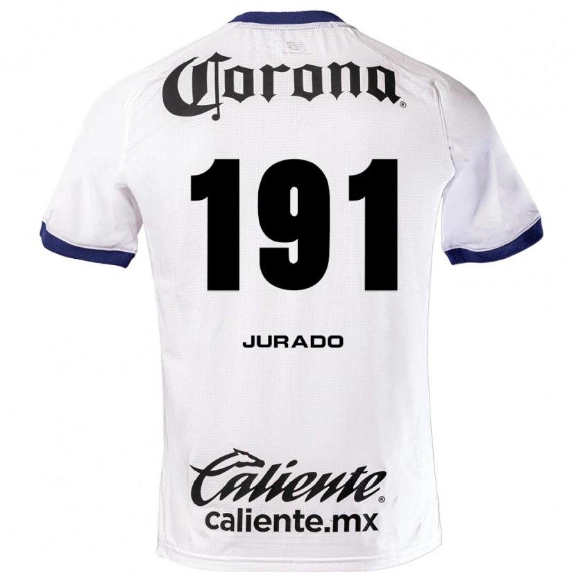 Danxen Men Pablo Jurado #191 White Blue Black Away Jersey 2026/27 T-Shirt