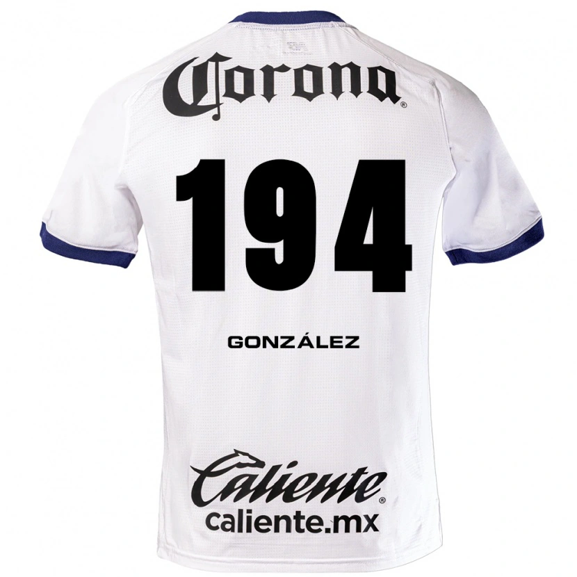 Danxen Men Cristopher González #194 White Blue Black Away Jersey 2026/27 T-Shirt