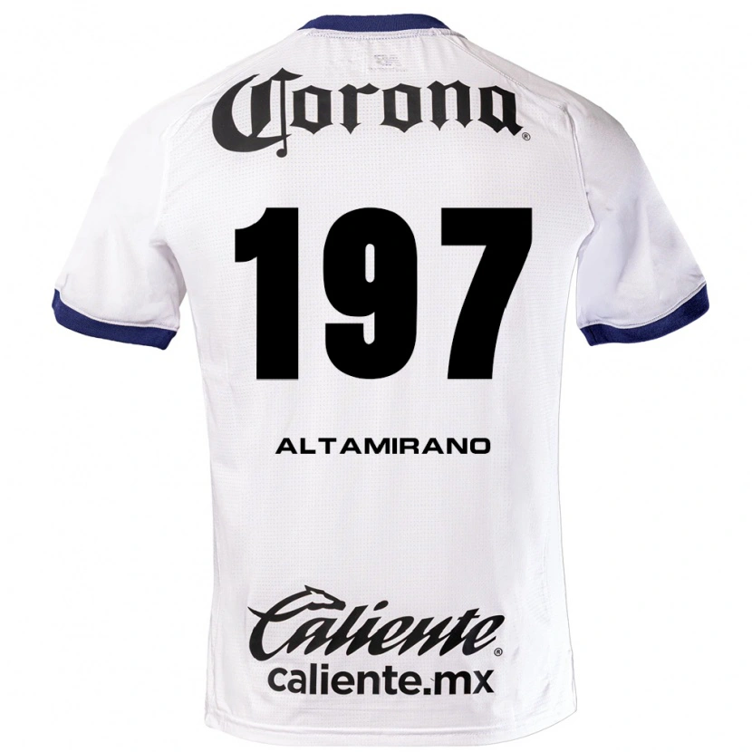 Danxen Men Óscar Altamirano #197 White Blue Black Away Jersey 2026/27 T-Shirt