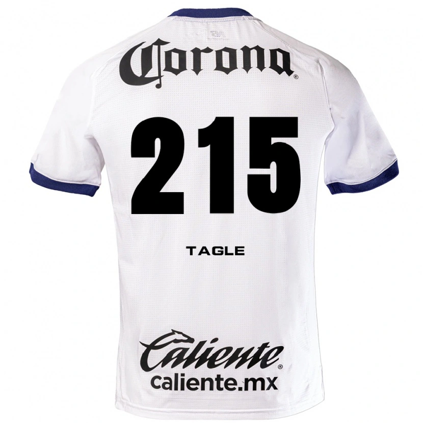 Danxen Men Alessandro Tagle #215 White Blue Black Away Jersey 2026/27 T-Shirt