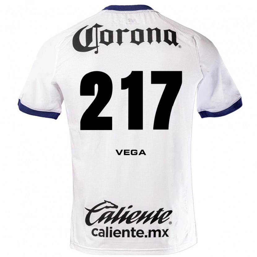 Danxen Men Kevin Vega #217 White Blue Black Away Jersey 2026/27 T-Shirt