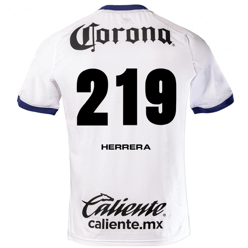 Danxen Men Emilio Herrera #219 White Blue Black Away Jersey 2026/27 T-Shirt