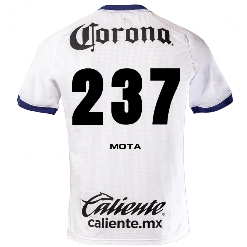 Danxen Men Diego Mota #237 White Blue Black Away Jersey 2026/27 T-Shirt