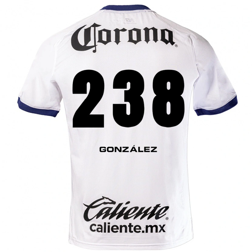 Danxen Men Geovani González #238 White Blue Black Away Jersey 2026/27 T-Shirt