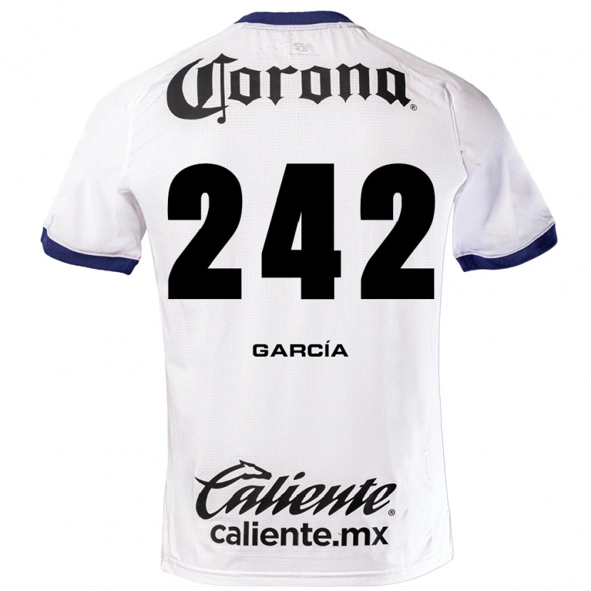 Danxen Men Alejandro García #242 White Blue Black Away Jersey 2026/27 T-Shirt