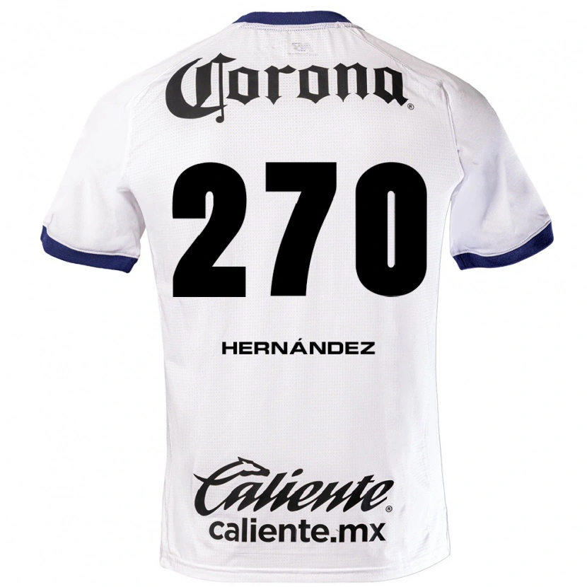 Danxen Men Alberto Hernández #270 White Blue Black Away Jersey 2026/27 T-Shirt