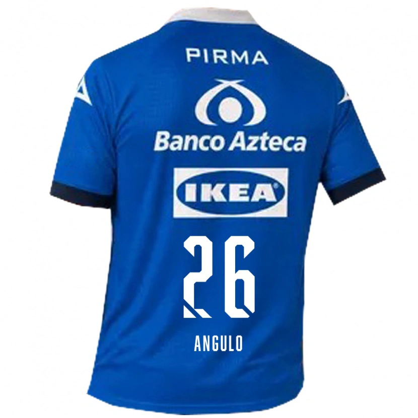 Danxen Men Brayan Angulo #26 Blue White Away Jersey 2026/27 T-Shirt