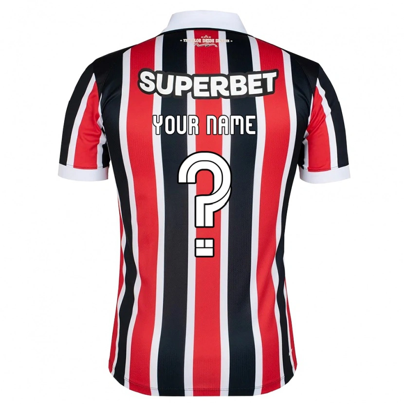 Danxen Men Your Name #0 Red White Black Away Jersey 2026/27 T-Shirt