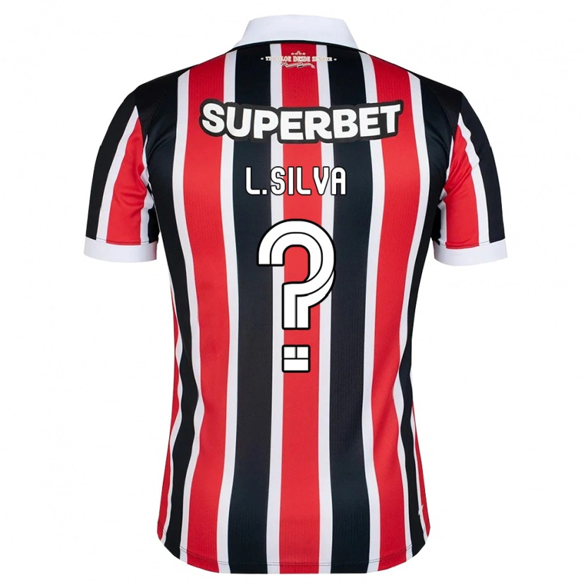 Danxen Men Luan Silva #0 Red White Black Away Jersey 2026/27 T-Shirt