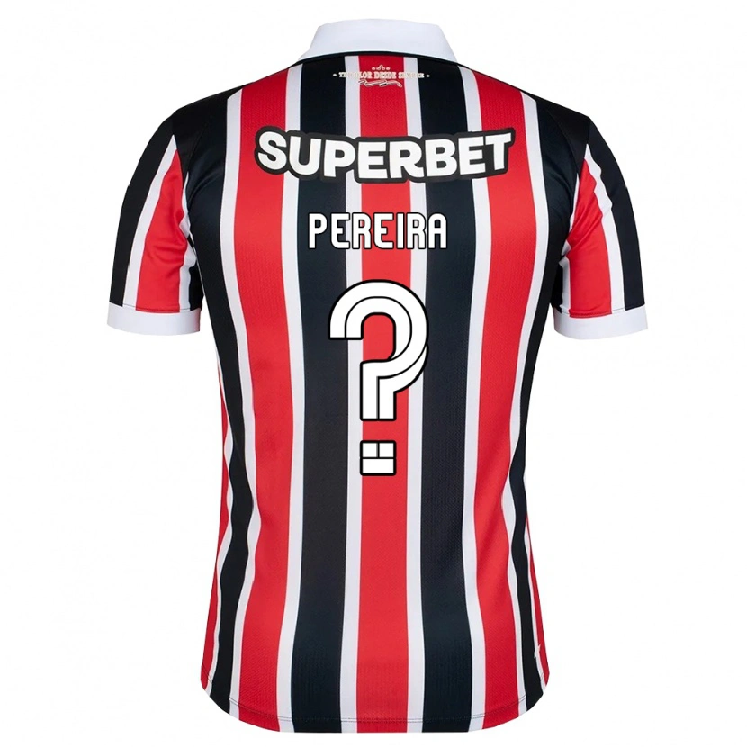 Danxen Men Nicolas Pereira #0 Red White Black Away Jersey 2026/27 T-Shirt