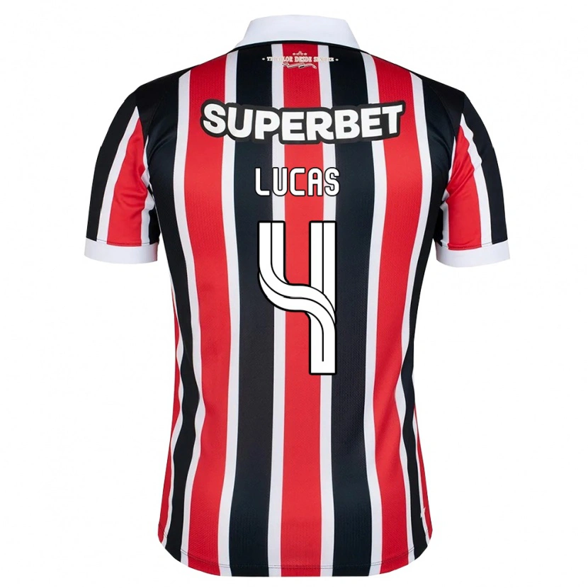 Danxen Men Lysander Lucas #4 Red White Black Away Jersey 2026/27 T-Shirt