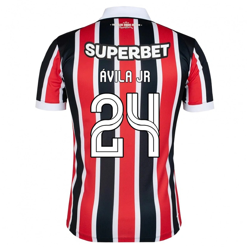 Danxen Men Marvin Ávila Jr #24 Red White Black Away Jersey 2026/27 T-Shirt