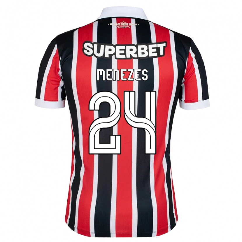 Danxen Men Matheus Menezes #24 Red White Black Away Jersey 2026/27 T-Shirt