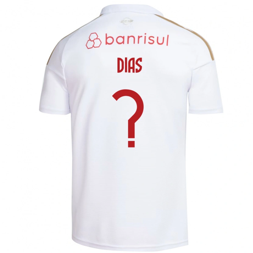 Danxen Men Kauan Dias #0 White Red Away Jersey 2026/27 T-Shirt