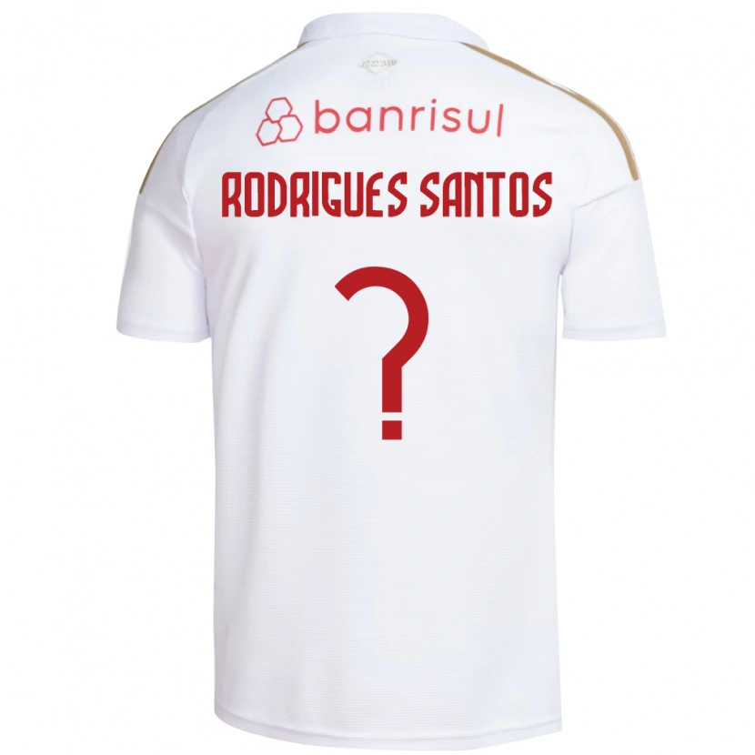 Danxen Men Richard Rodrigues Santos #0 White Red Away Jersey 2026/27 T-Shirt