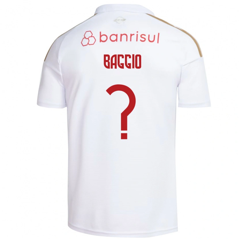 Danxen Men Gabriel Baggio #0 White Red Away Jersey 2026/27 T-Shirt