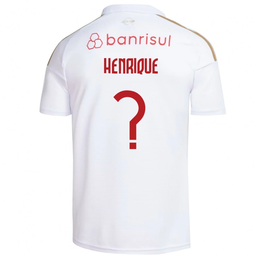 Danxen Men Henrique De Aguiar De Mendonça #0 White Red Away Jersey 2026/27 T-Shirt