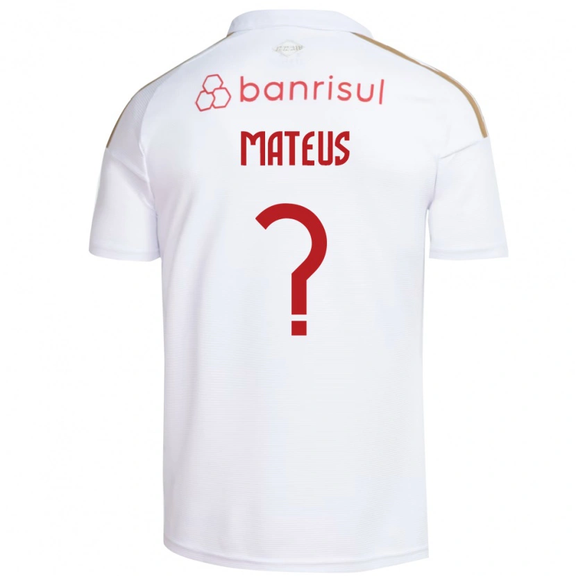 Danxen Men Mateus #0 White Red Away Jersey 2026/27 T-Shirt