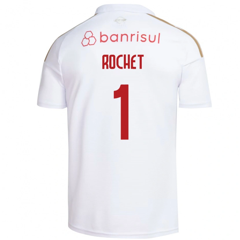 Danxen Men Sergio Rochet #1 White Red Away Jersey 2026/27 T-Shirt