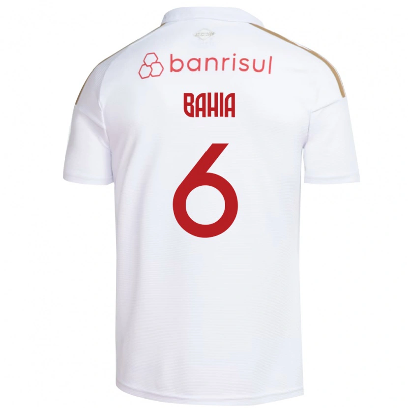 Danxen Men Matheus Bahia #6 White Red Away Jersey 2026/27 T-Shirt