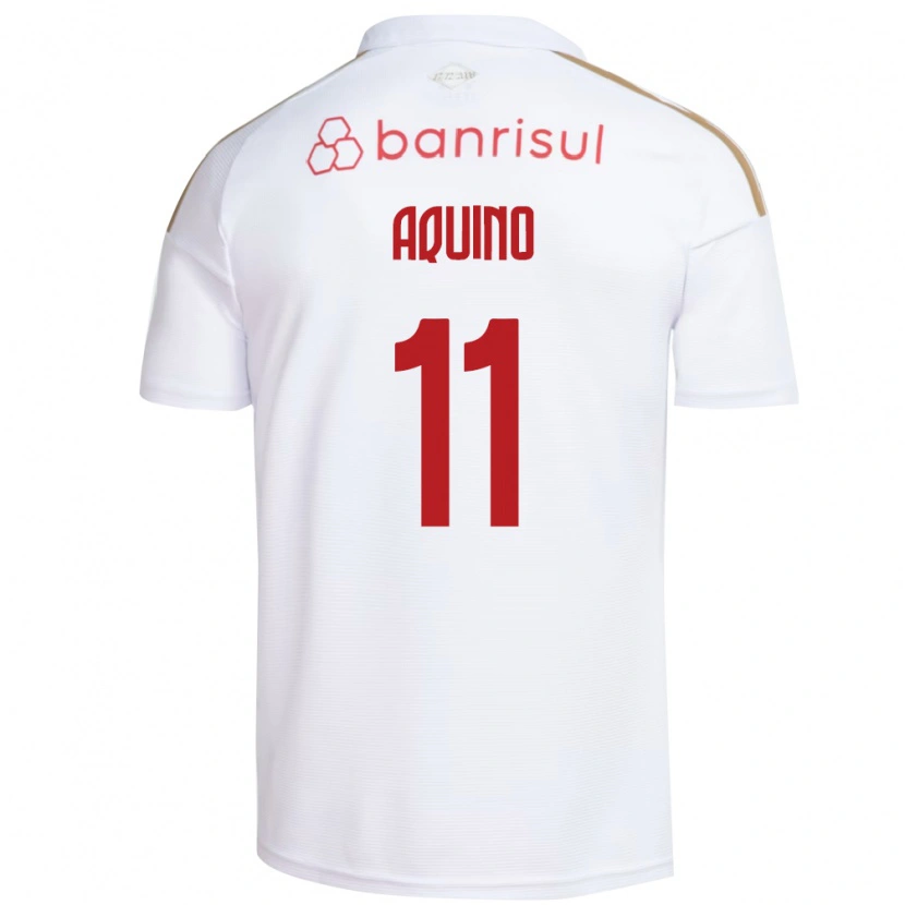 Danxen Men Belén Aquino #11 White Red Away Jersey 2026/27 T-Shirt