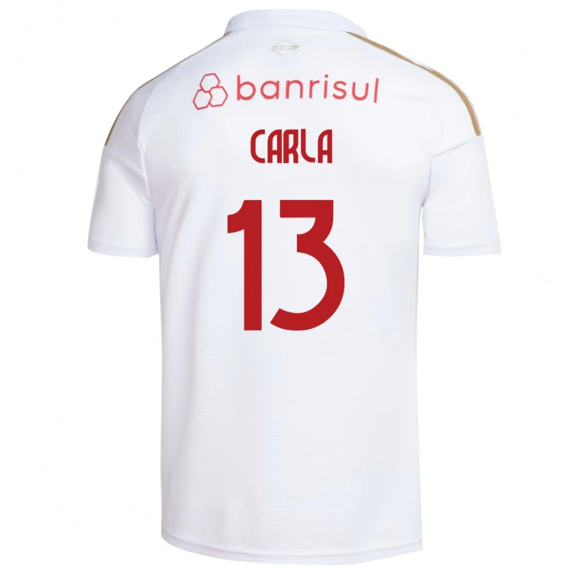 Danxen Men Carla #13 White Red Away Jersey 2026/27 T-Shirt