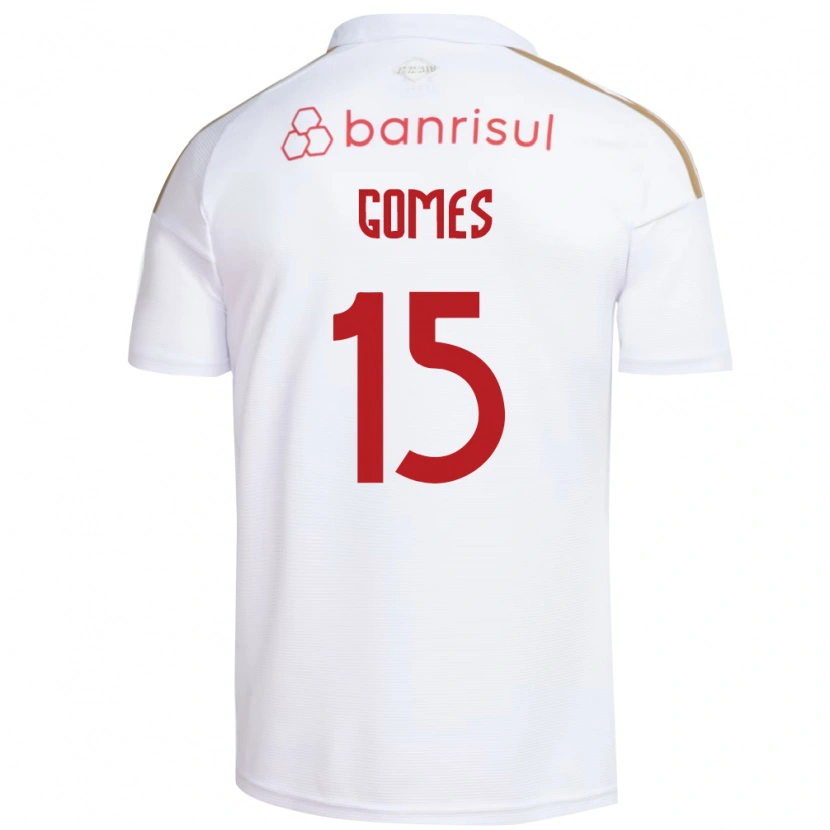 Danxen Men Bruno Gomes #15 White Red Away Jersey 2026/27 T-Shirt