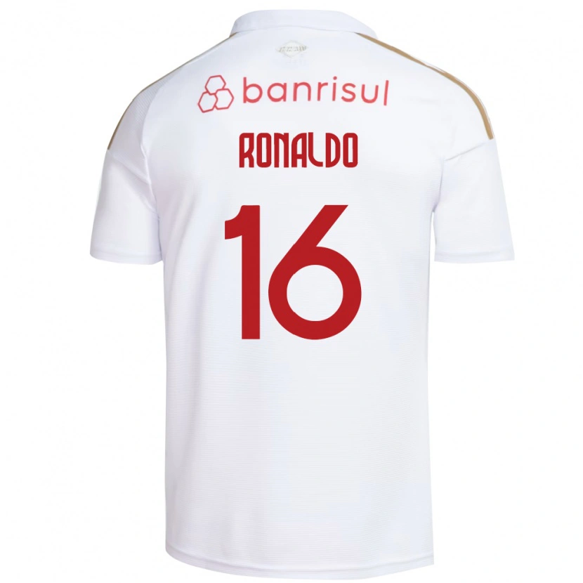 Danxen Men Ronaldo Da Silva Souza #16 White Red Away Jersey 2026/27 T-Shirt