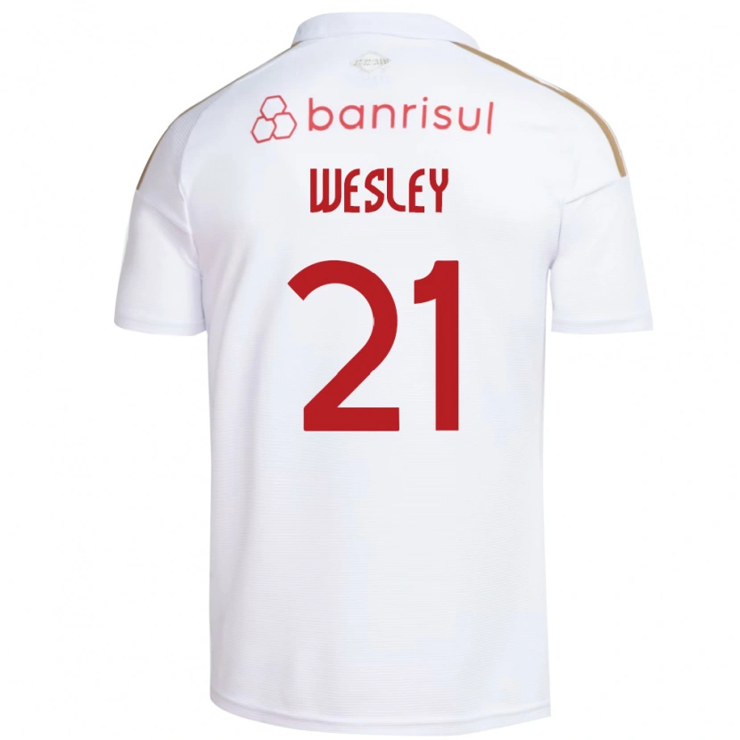 Danxen Men Wesley #21 White Red Away Jersey 2026/27 T-Shirt