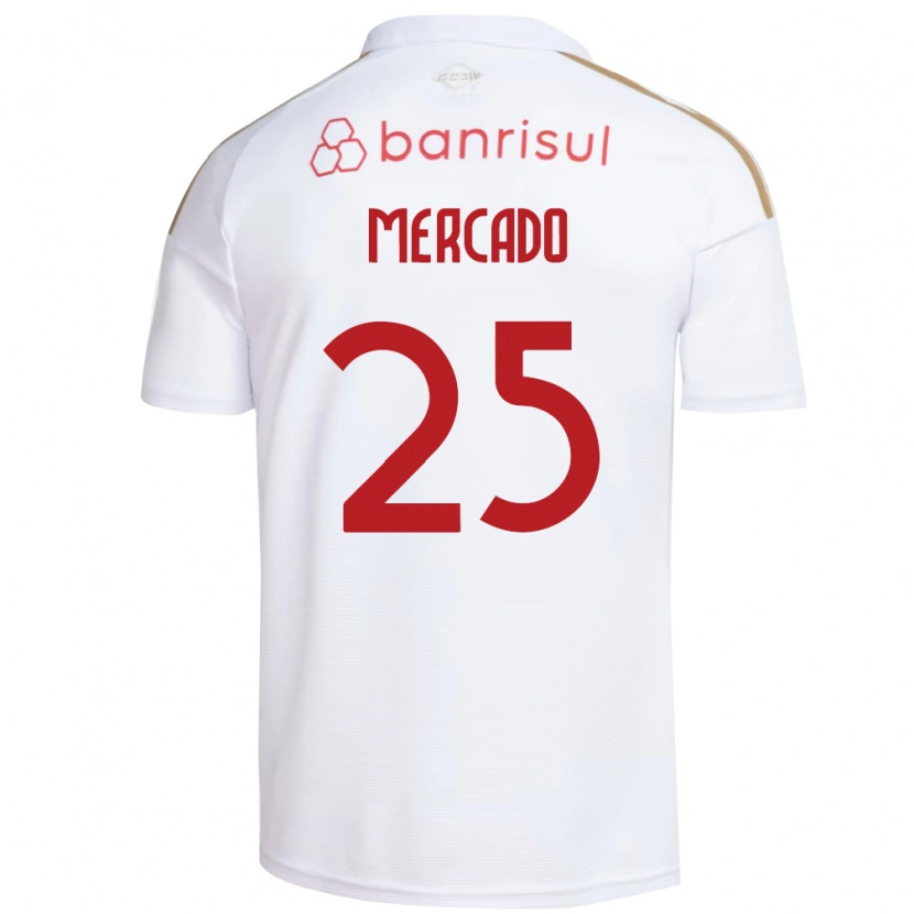Danxen Men Gabriel Mercado #25 White Red Away Jersey 2026/27 T-Shirt