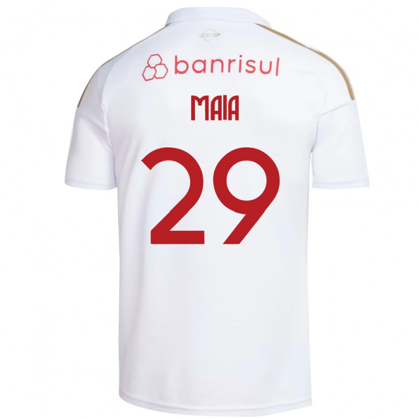 Danxen Men Thiago Maia #29 White Red Away Jersey 2026/27 T-Shirt