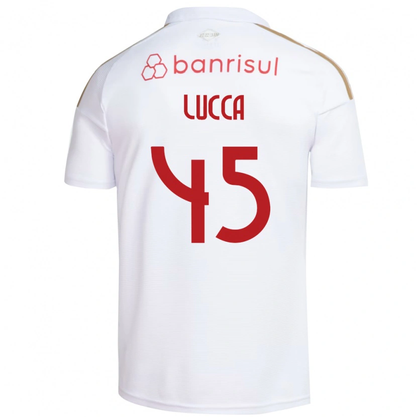 Danxen Men Lucca #45 White Red Away Jersey 2026/27 T-Shirt